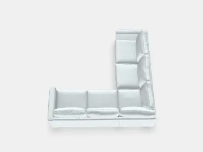 PARUP Corner sofa 4-seat 2 Low-poly 3D model