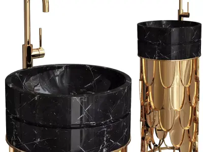 Maison Valentina Luxury Bathrooms Washbasin 3D model