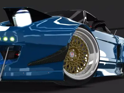 Honda NSX Type-R Rocket Bunny 3D model