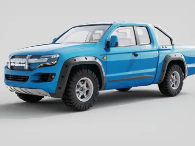 DOSCH 3D - Car Details - Hydrogen Pick-Up 3D model