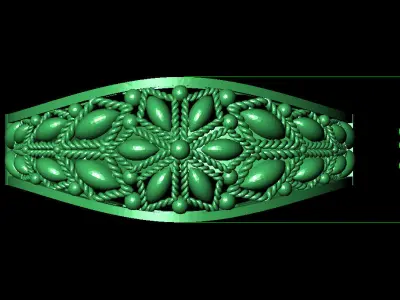 Women Ring 82 indian style handmade ring for women 3D print model
