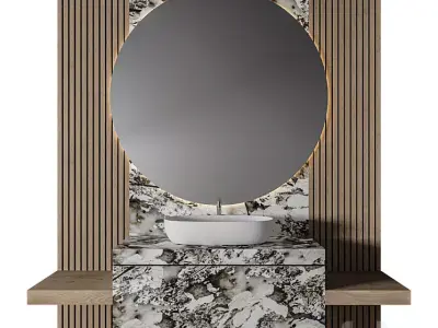 Luxury Bathroom 261 3D model