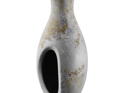 Vase decor Low-poly 3D model 13
