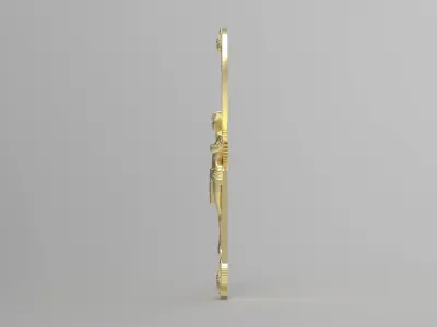 ISIS ANKH WITH SCARAB AND HORUS EYE 3D print model