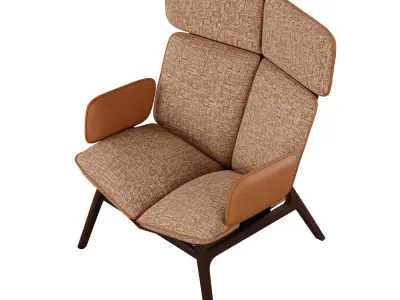 Armchair hotel restaurant 3D model