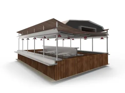 architecture building design 3D model