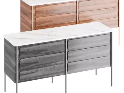 JOSE LEITE DE CASTRO MADDER Chest of drawers 3D model