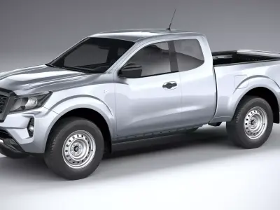 Nissan Navara RegularCab 2021 3D model