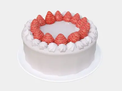 Cake take a bite 3D model