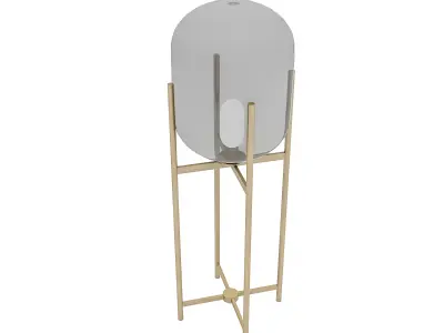 Decorative garden lighting Low-poly 3D model