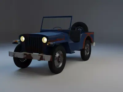 Mahindra Jeep major 3D model