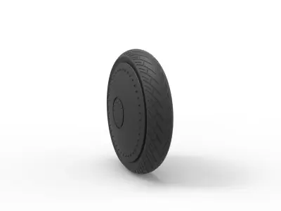  Car wheel 3 3D print model