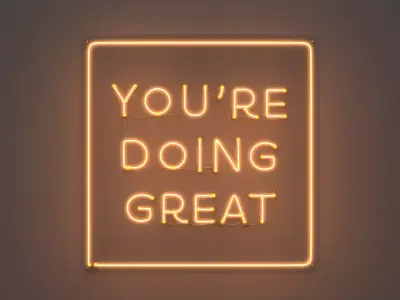 You Are Doing Great - Neon Sign 3D model