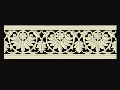 dekor ornate corbel 3D model