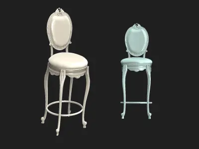 vintage chair 3  3D model