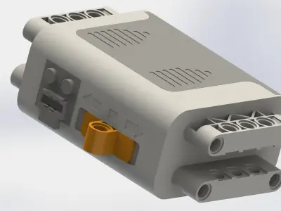 LEGO Battery Box Free 3D model