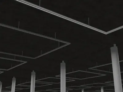 Underground parking 3D model