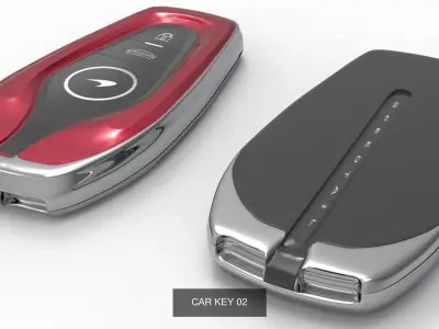 CAR KEY-6 CAR KEY 3D Model Pack