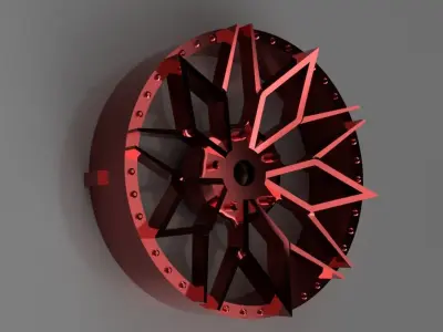 1-10 Scale RC Drift Wheel MST Insert Pack 3D print model