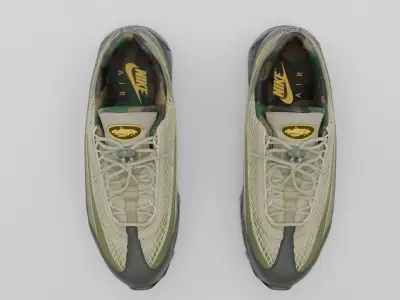 Corteiz x Nike Air Max 95 Sequoia 3D model