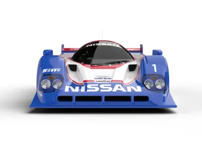 Nissan R90CK Le Mans Racing 1990 3d model 3D model