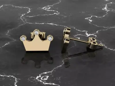 Jewelry Earring 3D print model purchase