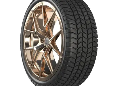 RimCar tyres for suzuki nissan altima 3D model