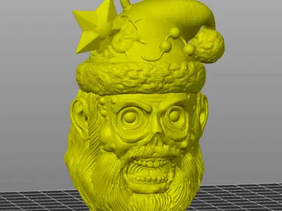 Xmas Ornaments Santa Zombie 3D model