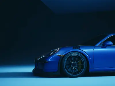 PORSCHE GT3RS - Unreal Engine 5 3D model