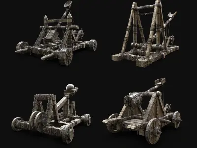 AAA SIEGE ENGINE WAR MACHINES BUILDER COLLECTION PACK