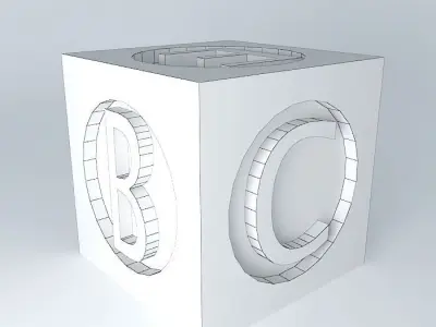 Wooden Blocks Free 3D model