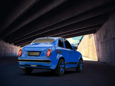 ZAZ-newERA concept car 3D model