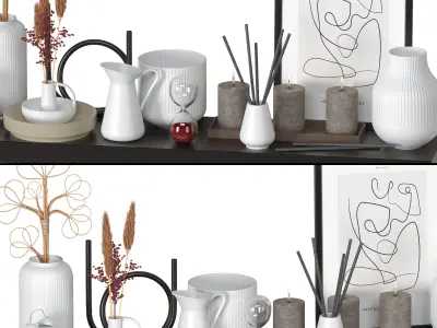 IKEA Decorative set 01 3D model