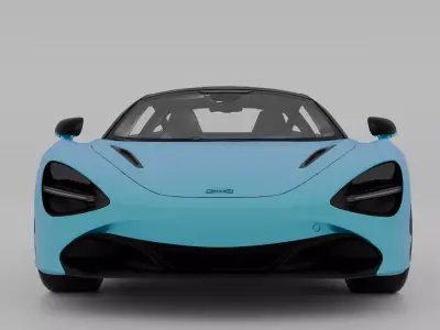 McLaren 720s 3D model Textured