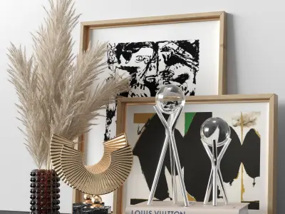 Decorative sets 015 3D model