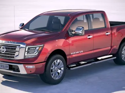 Nissan Titan 2020 3D model