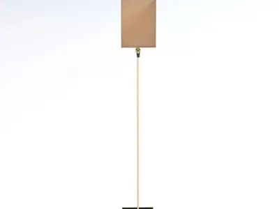 Glass Floor Lamp 3D model
