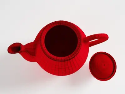 Polka Dot Teapot 3D model