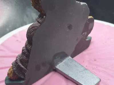 teddy bear book worm  door stop 3D print model