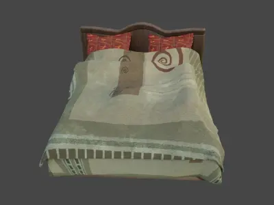 Acset model Home accessories  Low-poly 3D model