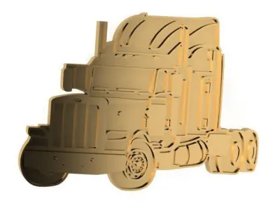 Car Truck Pendant 0700 3D print model