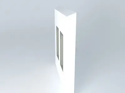 TAKE 2 wall plate with two holes Free 3D model