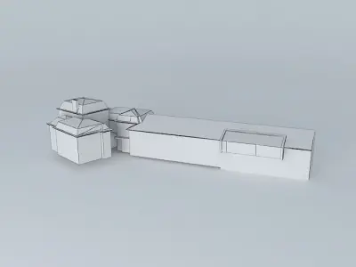Component of K. Zipernowsky Technical Secondary School, Pécs Free 3D model