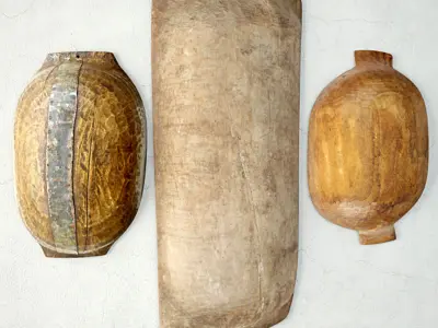 Antique Dough Bowls 4 3D model