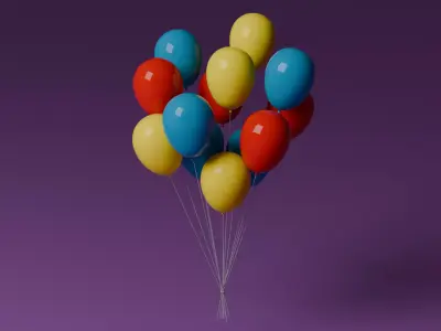Baloons 3D model