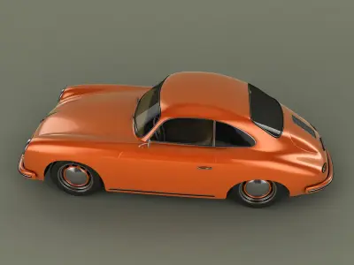 Porsche 356 3D model
