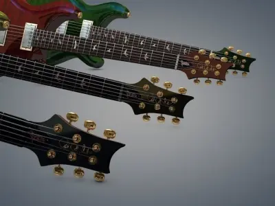 PRS Guitar Free 3D model