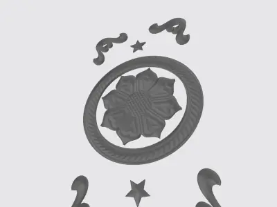 Furniture Appliques 2 3D model