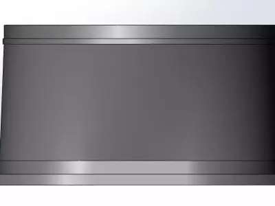 Air Intake Adapter 100mm Hose Connector 3D model