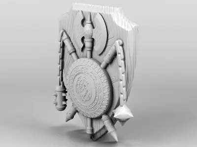 The medieval decor 3D print model